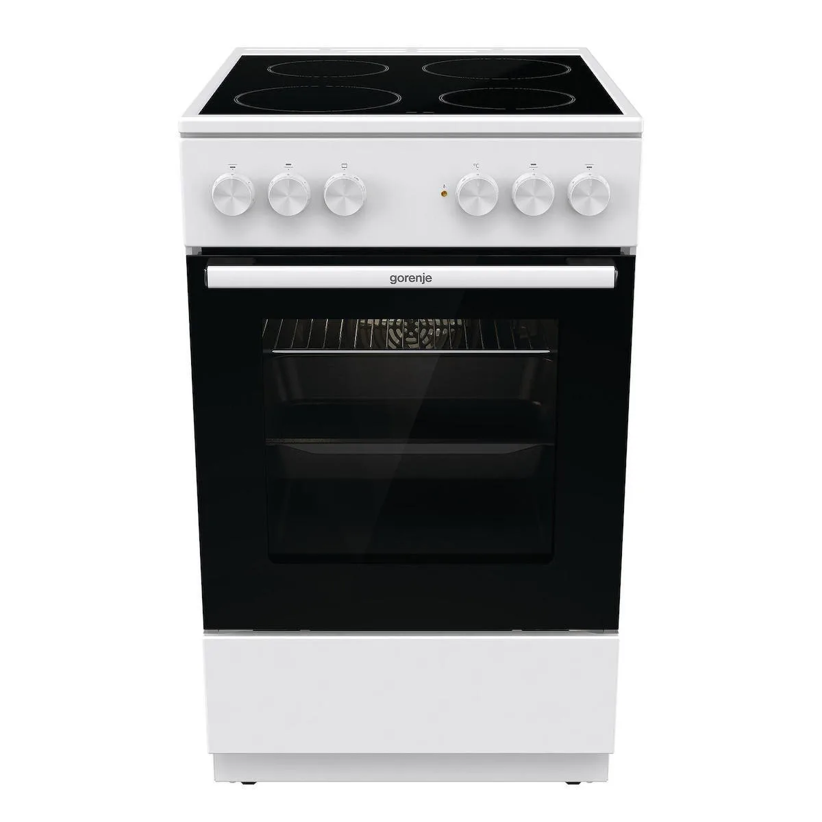 Gorenje GEC5A41WG Κουζίνα 62lt με Κεραμικές Εστίες Π50εκ. Λευκή - Image 1