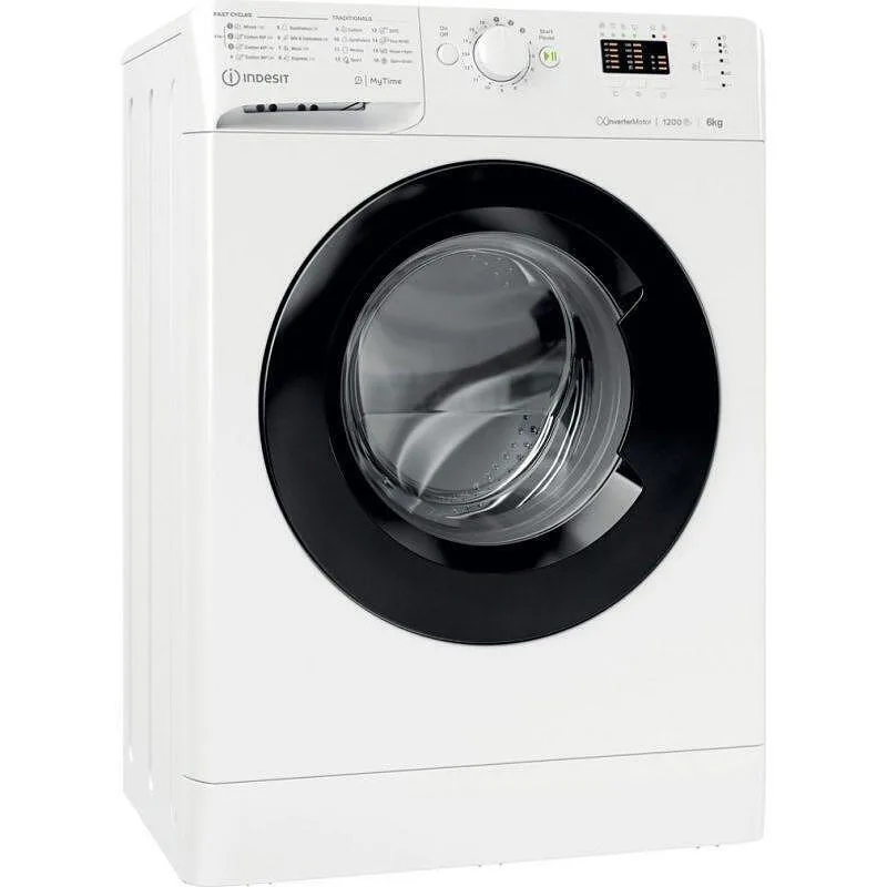 Indesit Πλυντήριο Ρούχων 6kg 1200 Στροφών MTWSA 61294 W EE - Image 1