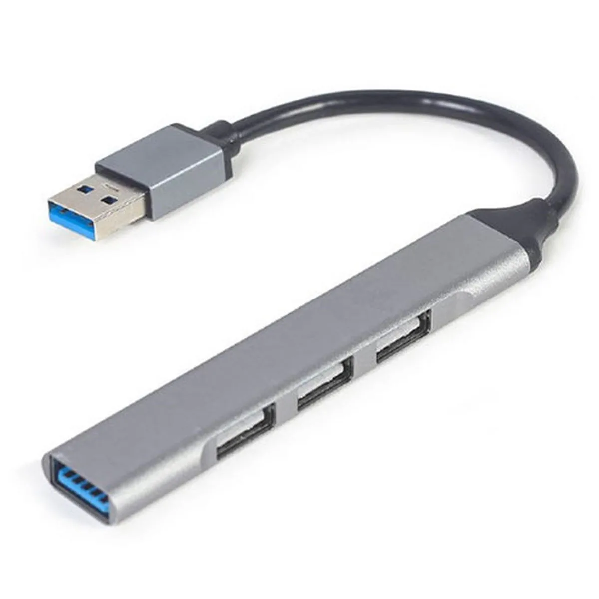 Gembird USB 3.1 Hub 4 Θυρών με σύνδεση USB-A Ασημί (UHB-U3P1U2P3-02) - Image 1
