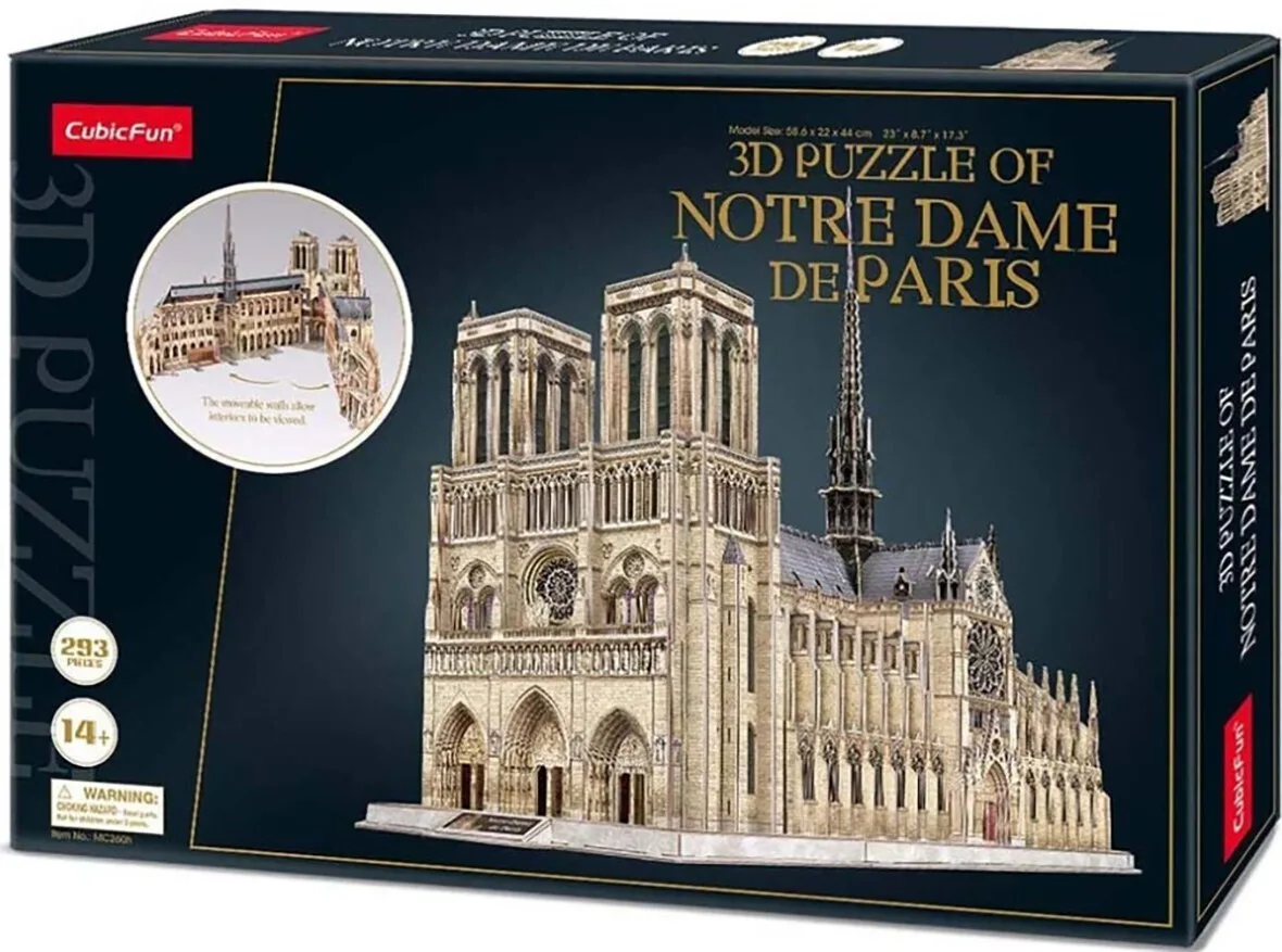 20230523162641_puzzle_notre_dame_de_paris_3d_293_kommatia_mc260h Puzzle Notre Dame de Paris 3D 293 Κομμάτια MC260H - Image 1