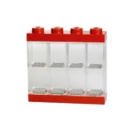 LEGO Παιδικό Κουτί Αποθήκευσης από Πλαστικό Display Case 8 Mini Figures Κόκκινο 19.1x18.4x18.4cm 40650001