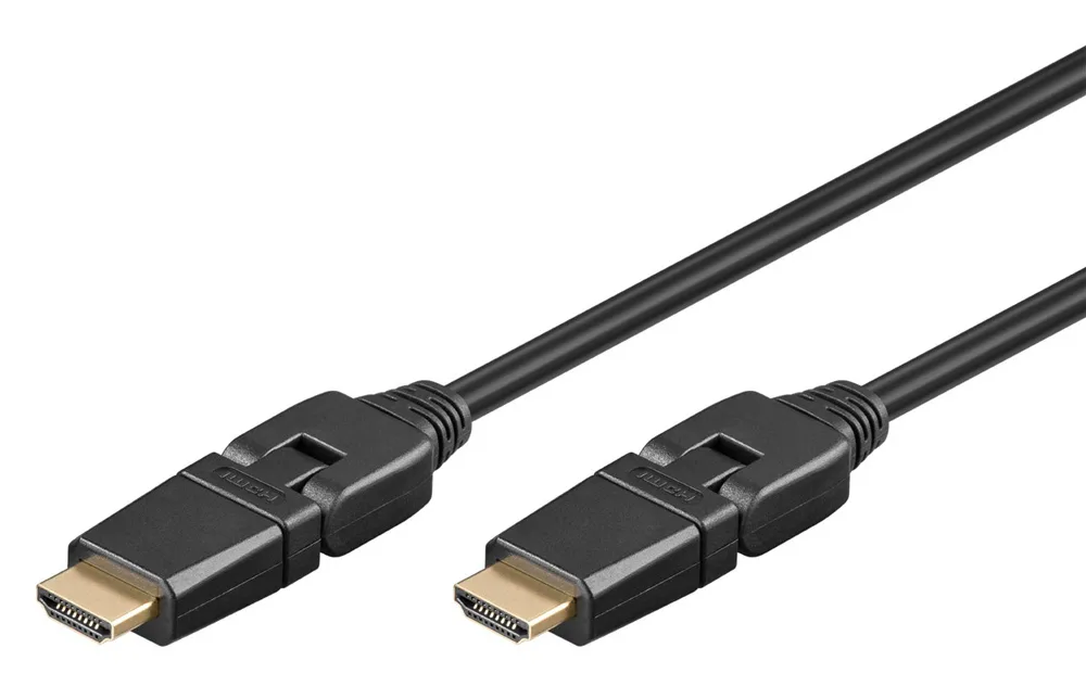 Goobay HDMI 2.0 Cable HDMI male - HDMI male 3m Μαύρο 61289 - Image 1