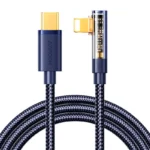 Joyroom S-CL020A6 Angle (90°) / Braided USB-C to Lightning Cable 20W Μπλε 1.2m