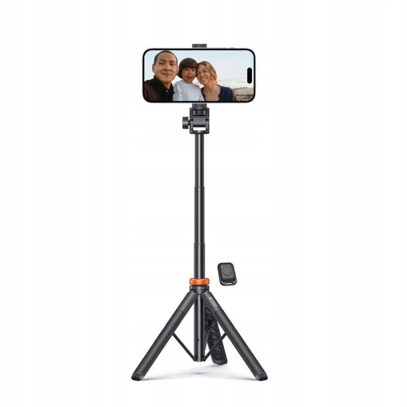 20230705151014_tech_protect_l03s_selfie_stick_tripodo_kinitou_me_bluetooth_mayro Tech-Protect L03S Selfie Stick Τρίποδο Κινητού με Bluetooth Μαύρο - Image 1
