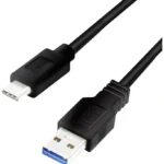 LogiLink USB 3.2 Cable USB-C male - USB-A 15W Μαύρο 1.5m CU0169
