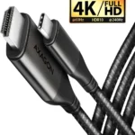 Axagon HDMI 2.0 Cable HDMI male - HDMI male 1.8m Ασημί (RVC-HI2MC)