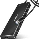 Axagon USB 3.2 Hub 7 Θυρών με σύνδεση USB-A & Θύρα Φόρτισης Μπλε (HUE-F7A)