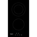 Whirlpool Domino Κεραμική Εστία Αυτόνομη με Λειτουργία Κλειδώματος 30x52εκ. WRD 6030 B