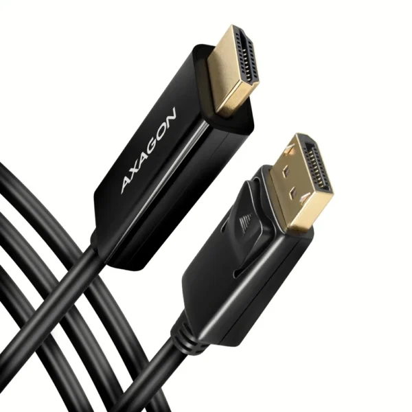 Axagon Cable DisplayPort male - HDMI male 1.8m Μαύρο (RVD-HI14C2)