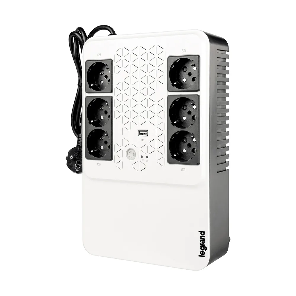 Legrand Keor Multiplug FR Mini UPS Line-Interactive 800VA 480W με 6 Schuko Πρίζες - Image 1