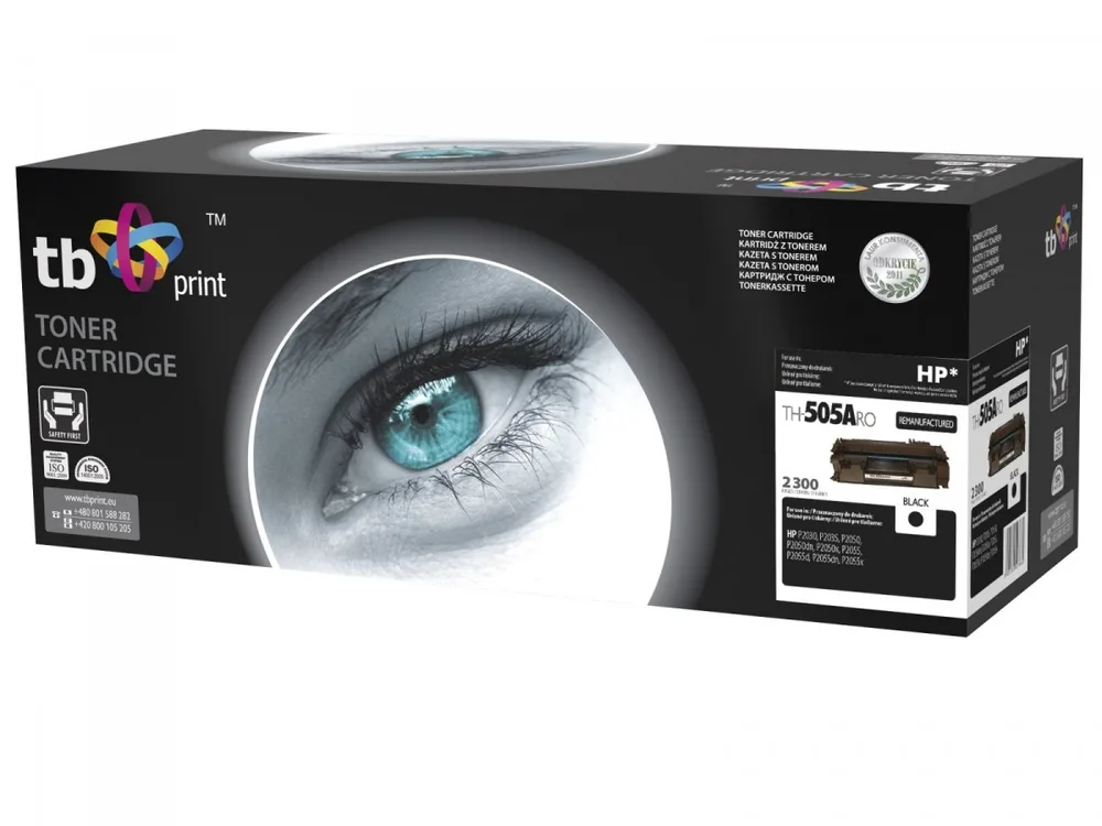TB Print Συμβατό Toner για Laser Εκτυπωτή HP 2300 Σελίδων Μαύρο (TH-505ARO) - Image 1