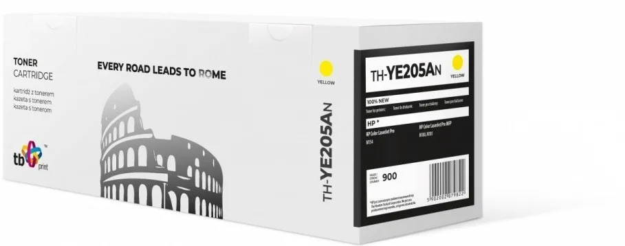 TB Print Συμβατό Toner για Laser Εκτυπωτή HP 900 Σελίδων Κίτρινο (TH-YE205AN) - Image 1