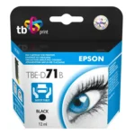TB Print Συμβατό Μελάνι Εκτυπωτή InkJet Epson 650 Σελίδων 12ml Μαύρο 1τμχ TBE-D71B