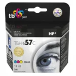 TB Print Συμβατό Μελάνι Εκτυπωτή InkJet HP 500 Σελίδων 21ml Πολλαπλό (Color) 1τμχ TBH-657C