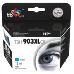 TB Print Συμβατό Μελάνι Εκτυπωτή InkJet HP 400 Σελίδων 12ml Κυανό 1τμχ TBH-903XLCR