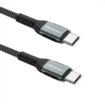 Qoltec USB 3.1 Cable USB-C male - USB-C 100W Μαύρο 1.5m 52358