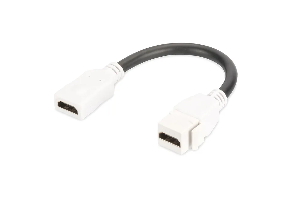 Digitus Μετατροπέας HDMI female σε HDMI female Λευκό 1τμχ DN-93403 - Image 1