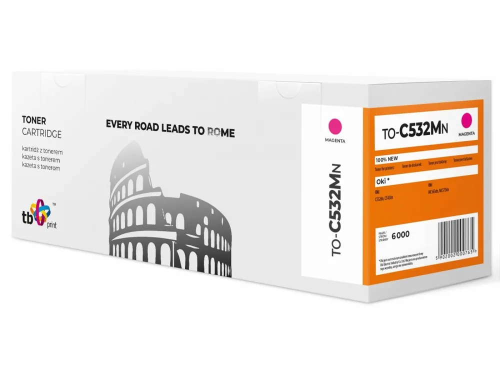 20231002165339_tb_print_symvato_toner_gia_laser_ektypoti_oki_c532_6000_selidon_matzenta_to_c532mn TB Print Συμβατό Toner για Laser Εκτυπωτή OKI C532 6000 Σελίδων Ματζέντα TO-C532MN - Image 1