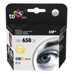 TB Print Συμβατό Μελάνι Εκτυπωτή InkJet HP 2515 8ml Πολλαπλό (Color) 1τμχ TBH-650CR