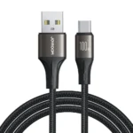 Joyroom Light-speed ​​series Sa25-ac6 USB 2.0 Cable USB-C male - USB-A 100W Μαύρο 1.2m