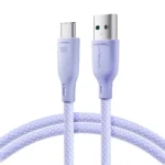 Joyroom Multi-color Series Sa34-ac6 USB 2.0 Cable USB-C male - USB-A 100W Μωβ 1m