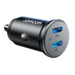 Joyroom JR-CCN06 Φορτιστής Αυτοκινήτου 30W 3A Γρήγορης Φόρτισης με Θύρες: 2xType-C Μαύρο Χρώμα
