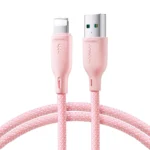 Joyroom Series Braided USB-A to Lightning Cable Ροζ 1m (SA34-AL3)