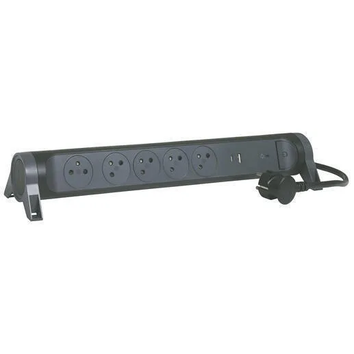 20231103084920_legrand_polyprizo_5_theseon_me_usb_kai_kalodio_15m_leyko Legrand Πολύπριζο Aσφαλείας 5 Θέσεων με 1 USB-A, 1 USB-C και Καλώδιο 1.5m Γαλλίας (Type E) - Image 1