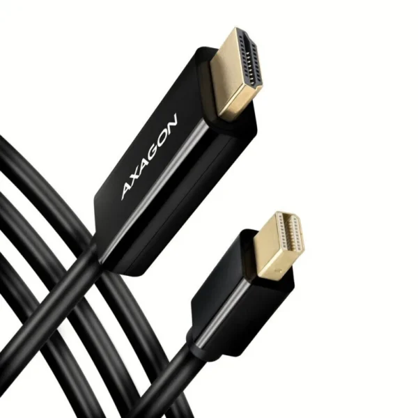 Axagon Cable DisplayPort male - mini DisplayPort male 18m Μαύρο (AKAXNHVHI14C201)