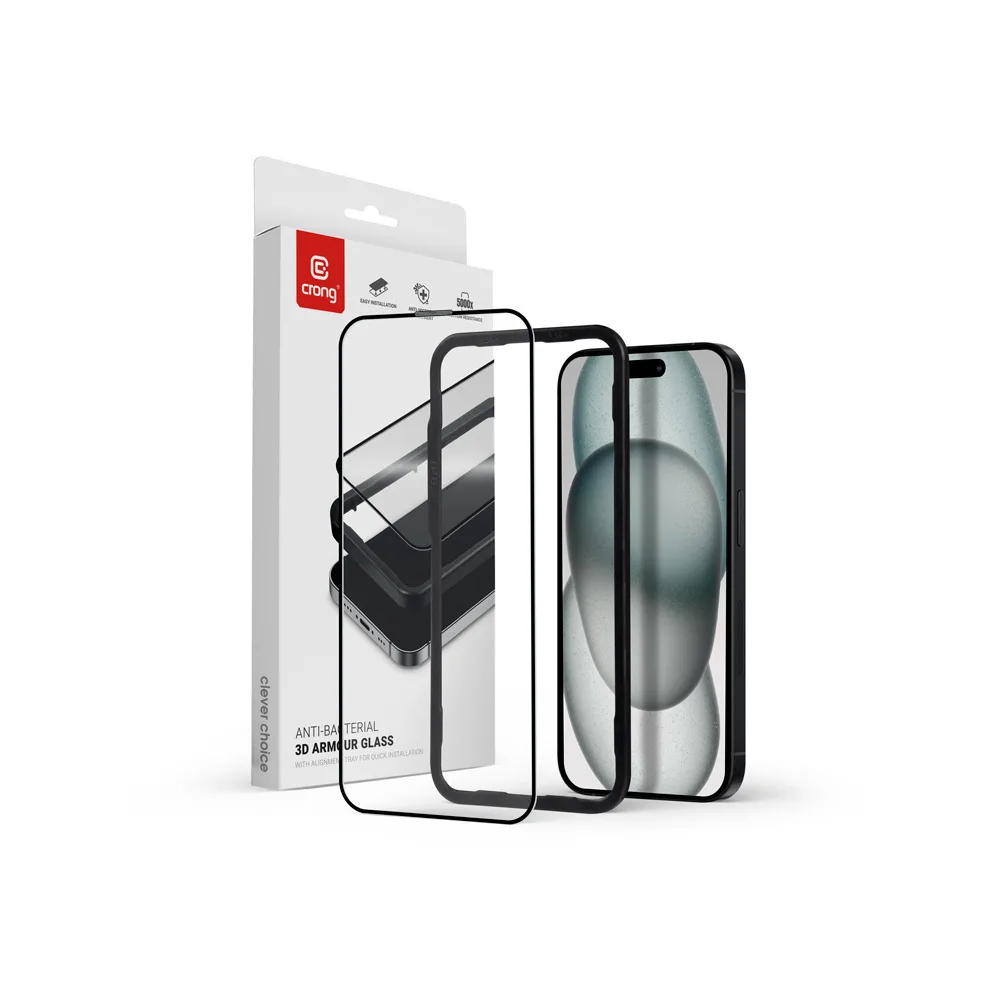 20231117110914_crong_armour_glass_antibacterial_tempered_glass_iphone_15 Crong Armour Glass Antibacterial Tempered Glass (iPhone 15) - Image 1