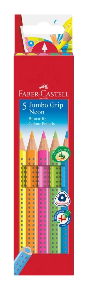 20231120130523_faber_castell_grip_set_xylompogies_me_chontri_myti_5tmch_110994 Faber-Castell Grip Ξυλομπογιές Μπλε Σετ 5τμχ 110994 - Image 1