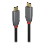 Lindy Anthra Line USB 2.0 Cable USB-C male - USB-C 100W Μαύρο 1.5m (36902)