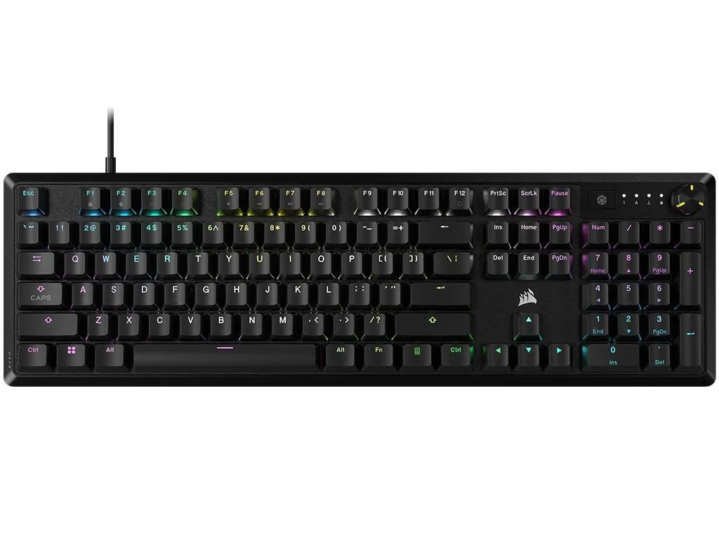 20231128170126_corsair_k70_core_rgb_gaming_michaniko_pliktrologio_me_corsair_mlx_red_diakoptes_kai_rgb_fotismo_agliko_us Corsair K70 Core RGB Gaming Μηχανικό Πληκτρολόγιο με Corsair MLX Red διακόπτες και RGB φωτισμό (Αγγλικό US) - Image 1