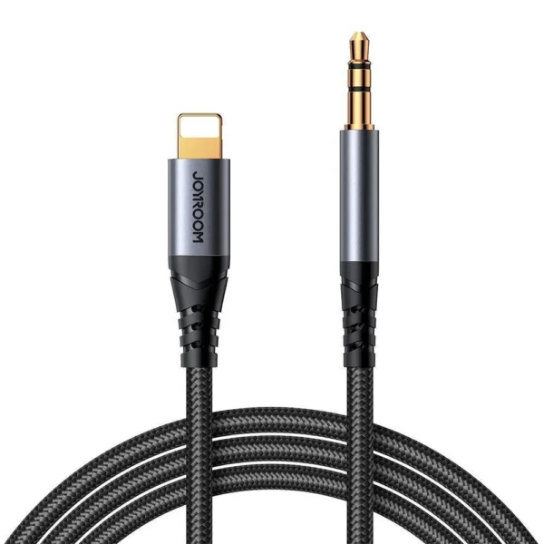 Joyroom SY-A06 3.5mm to Lightning Cable Μαύρο 1.2m