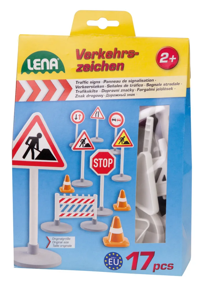 20240117125420_lena_paichnidi_miniatoura_traffic_signs_16ek_04440 Lena Traffic Signs για 2+ Ετών 04440 - Image 1