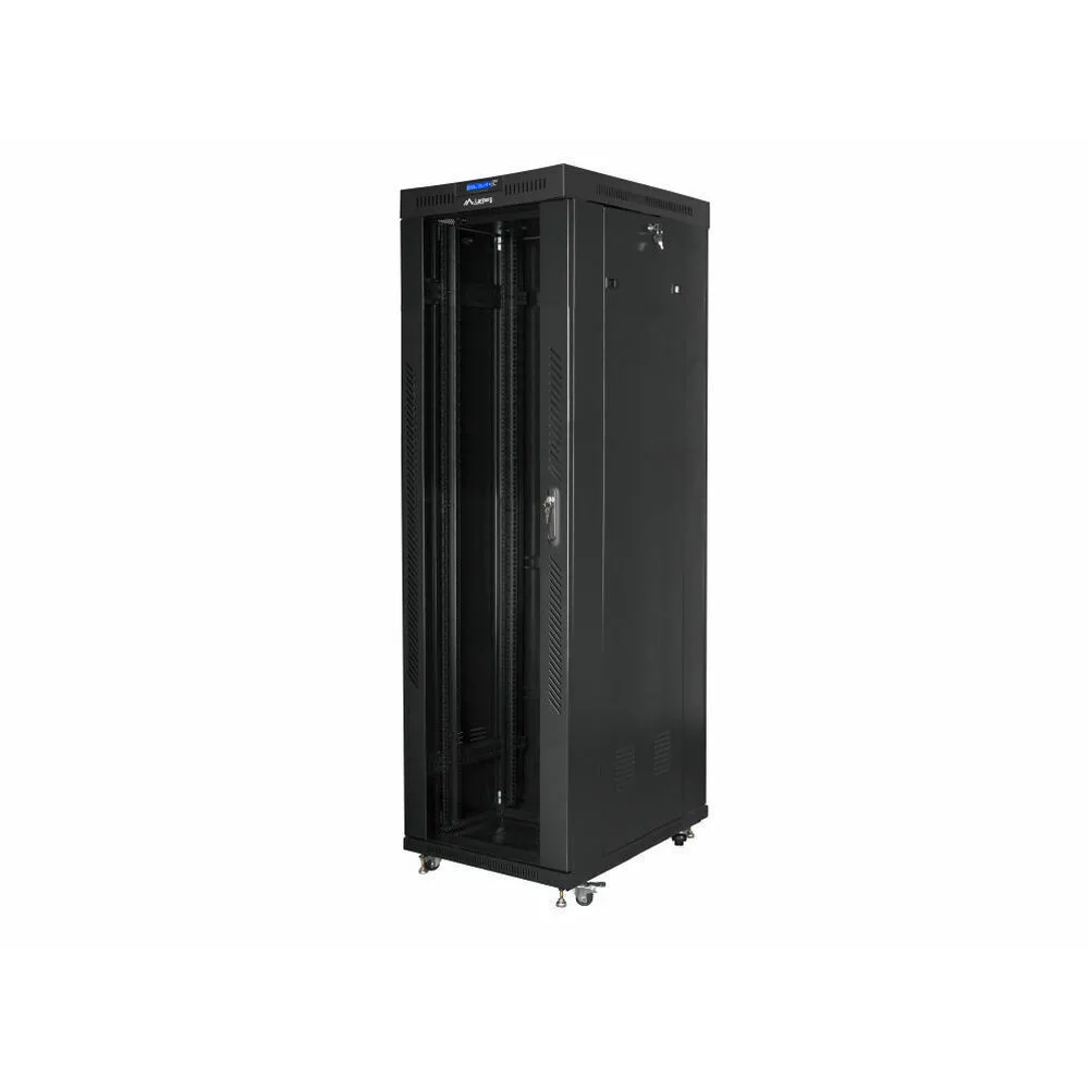 20240118152455_lanberg_epidapedia_kampina_rack_42u_60x100x204_7cm_mayro_ff01_6042_12b Lanberg Επιδαπέδια Καμπίνα Rack 42U 60x100x204.7cm Μαύρο FF01-6042-12B - Image 1