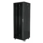 Lanberg Επιδαπέδια Καμπίνα Rack 37U 60x60x182.6cm Μαύρο FF01-6637-12B