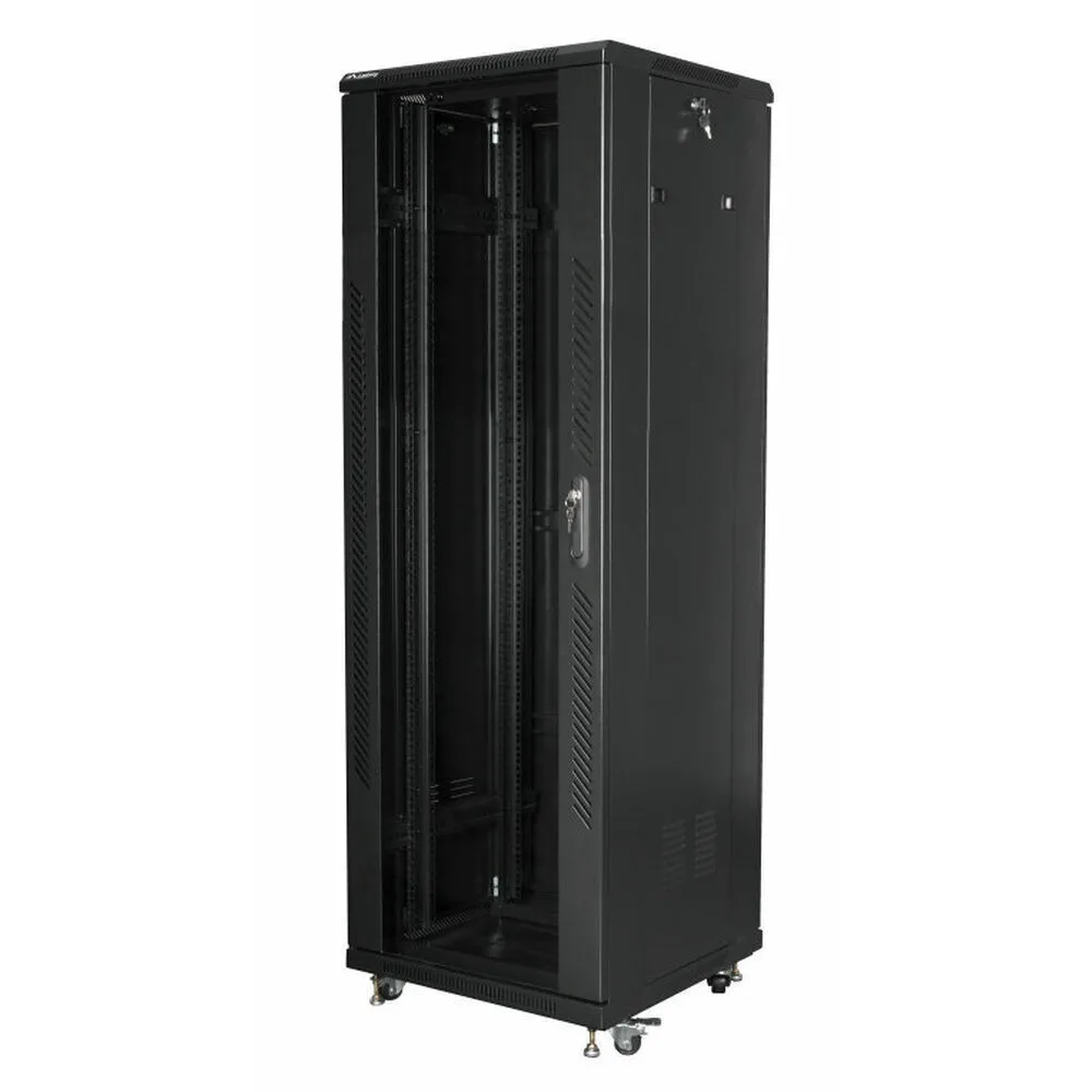 Lanberg Επιδαπέδια Καμπίνα Rack 37U 60x60x182.6cm Μαύρο FF01-6637-12B - Image 1