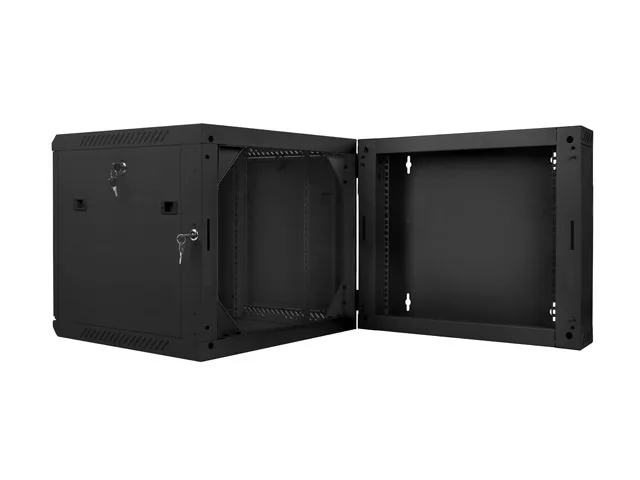 Lanberg Επιτοίχια Καμπίνα Rack 9U 60x60x50.7cm Μαύρο WF02-6609-10B - Image 1