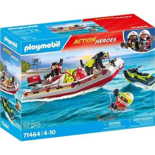 20240119104814_playmobil_city_action_fouskoto_skafos_pyrosvestikis_me_thalassio_scooter_gia_4_10_eton_71464 Playmobil Action Heroes Φουσκωτό Σκάφος Πυροσβεστικής Με Θαλάσσιο Scooter για 4-10 ετών 71464 - Image 1