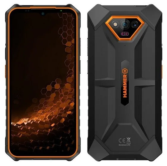 Hammer Iron V Dual SIM (6/64GB) Ανθεκτικό Smartphone Πορτοκαλί - Image 1