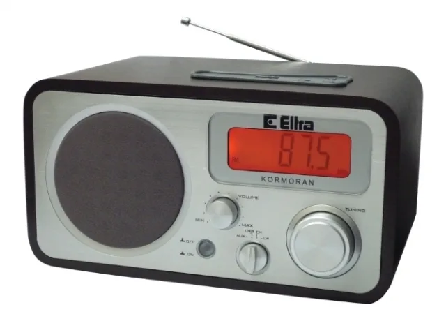 20240124160729_eltra_kormoran_fmlw_epitrapezio_radiofono_me_usb_kafe Eltra Kormoran FMLW Επιτραπέζιο Ραδιόφωνο με USB Καφέ - Image 1