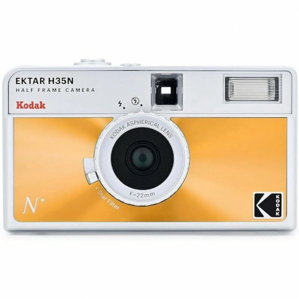 Kodak Ektar H35Ν Φωτογραφική Μηχανή με Film Glazed Orange - Image 1