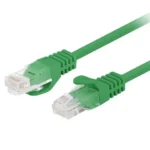 Lanberg U/UTP Cat.5e Καλώδιο Δικτύου Ethernet 3m Πράσινο 1τμχ PCU5-20CC-0300-G