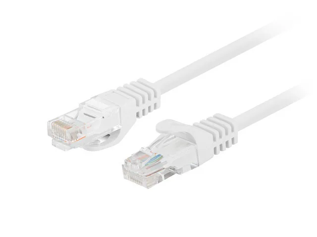 Lanberg U/UTP Cat.6 Καλώδιο Δικτύου Ethernet 0.5m Λευκό 1τμχ PCU6-20CC-0050-W - Image 1