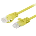 Lanberg U/UTP Cat.6 Καλώδιο Δικτύου Ethernet 2m Κίτρινο 1τμχ PCU6-20CC-0200-Y