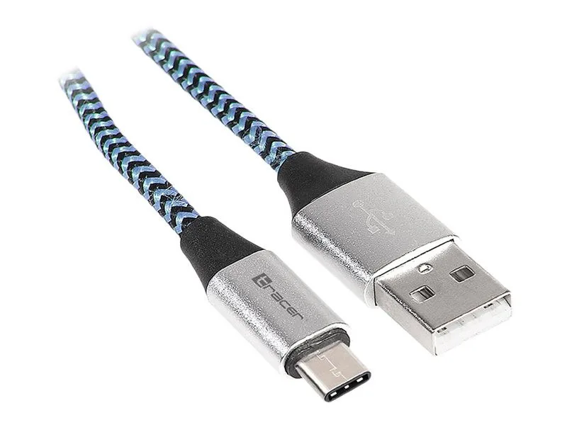 Tracer USB 2.0 Cable USB-C male - USB-A Μπλε 1m TRAKBK46266 - Image 1