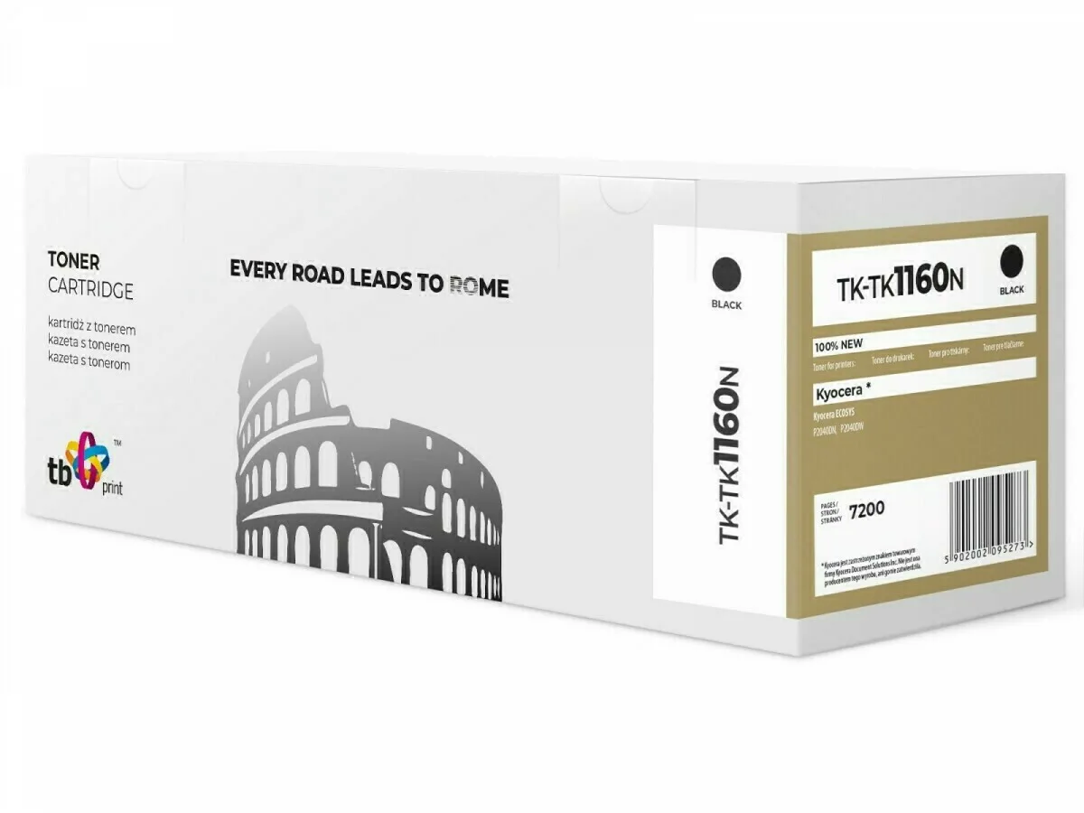 TB Print Συμβατό Toner για Laser Εκτυπωτή HP TK-1160 Μαύρο (TK-TK1160N) - Image 1