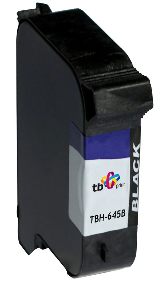 TB Print Συμβατό Μελάνι Εκτυπωτή InkJet No. 45 Μαύρο 1τμχ TBH-645B - Image 1