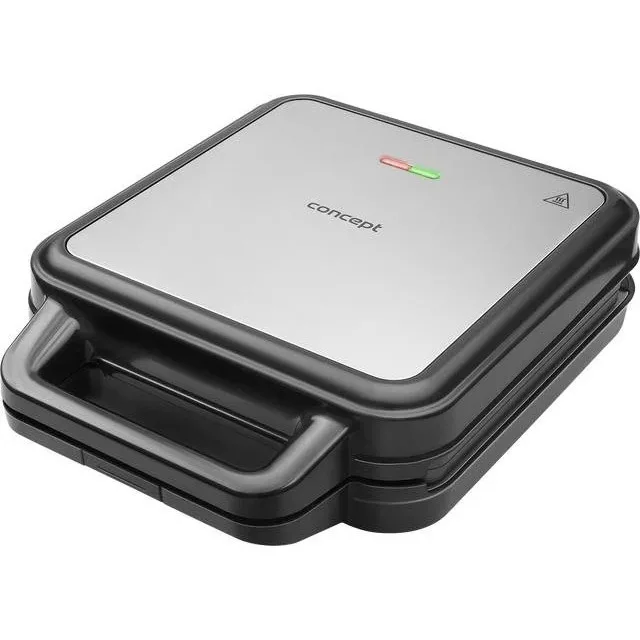 Concept Τοστιέρα με Αποσπώμενες Πλάκες για 2 Τοστ 1200W Inox SV3080 - Image 1